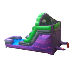 Purple204 1766884114 12' Purple Marble Water Slide