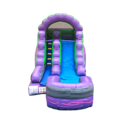 12' Purple Marble Water Slide