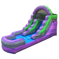 purple202 1766884114 12' Purple Marble Water Slide